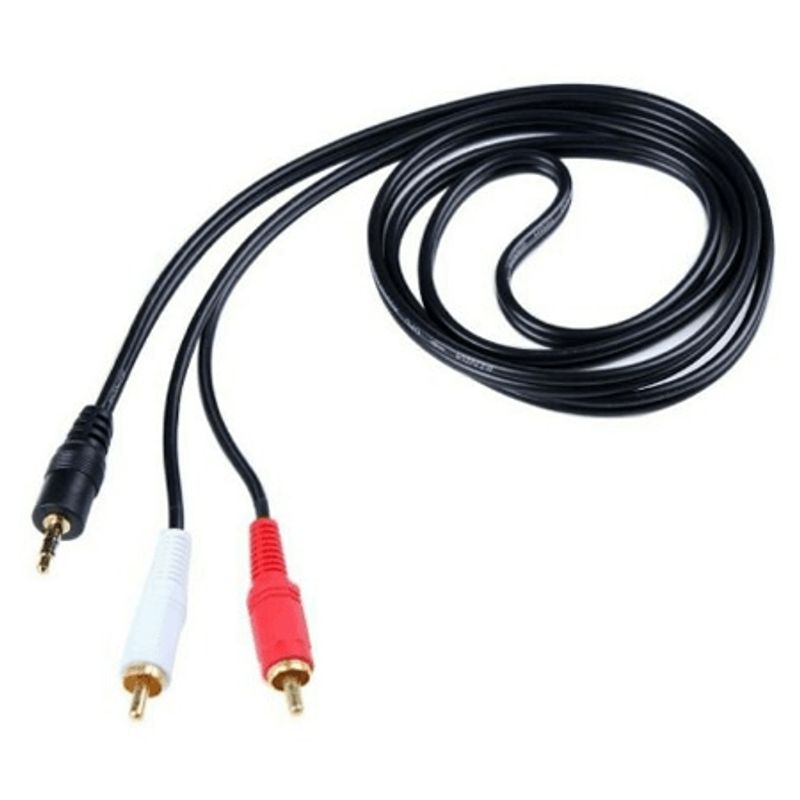 GENERICO - Cable De Audio De 1 Jack 3.5mm A 2 Rca
