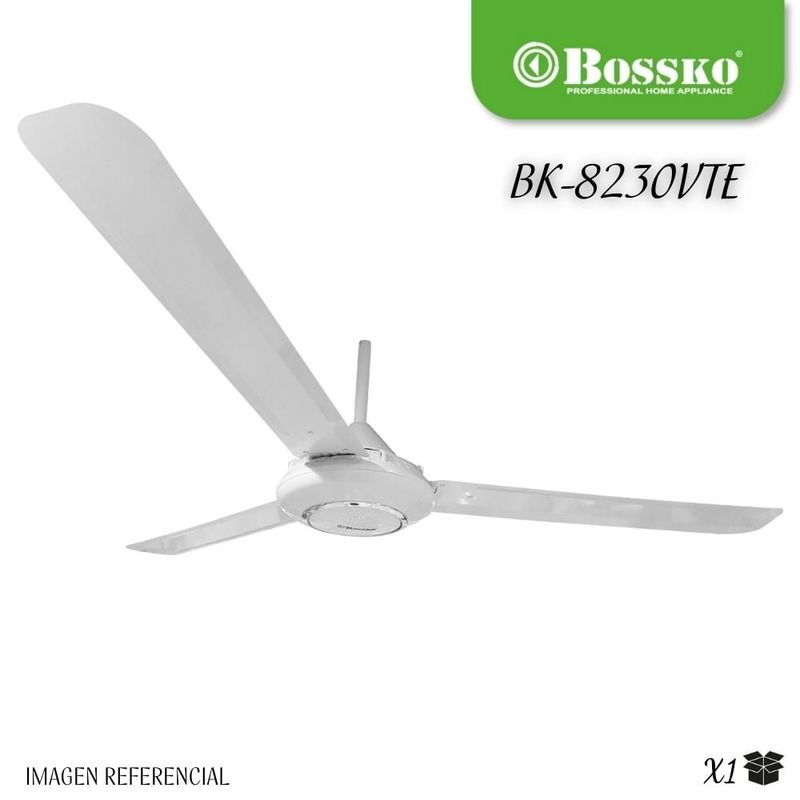 BOSSKO - Ventilador de Techo Bossko de 56" - 90 Watts BK-8230VTE