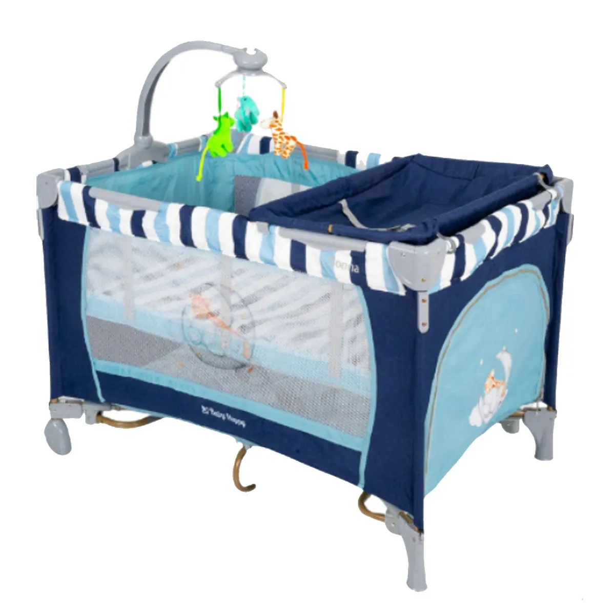 BABY HAPPY - Cuna Casa Para Bebe LX-1010 Azul