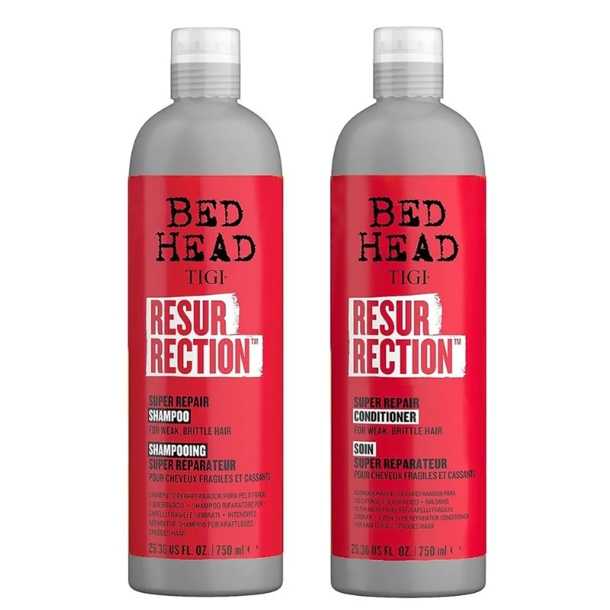 TIGI - TIGI Bed Head - Pack Resurrection Shampoo 750ml  Acondicionador 750ml