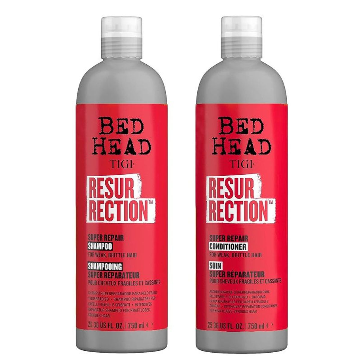 TIGI - TIGI Bed Head - Pack Resurrection Shampoo 750ml  Acondicionador 750ml
