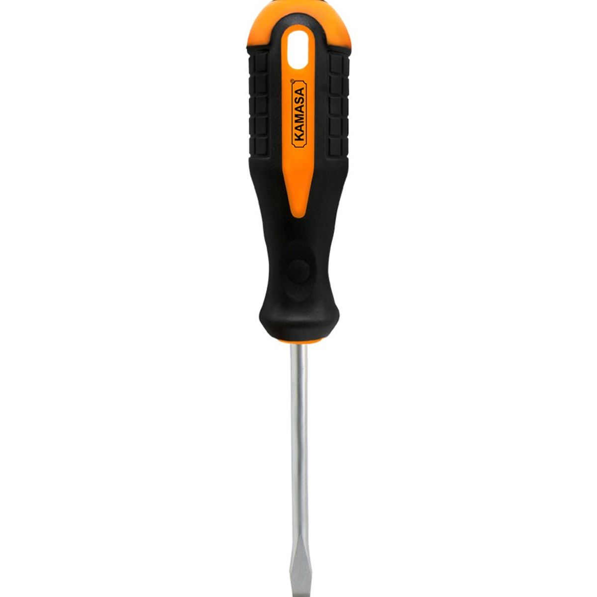 KAMASA - Desarmador Plano 6mmx4 PVC Goma Pack x 6unid