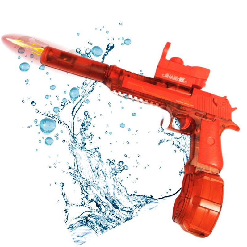 GENERICO - PISTOLA DE AGUA AUTOMATICA ELECTRICA CON RGB LUCES