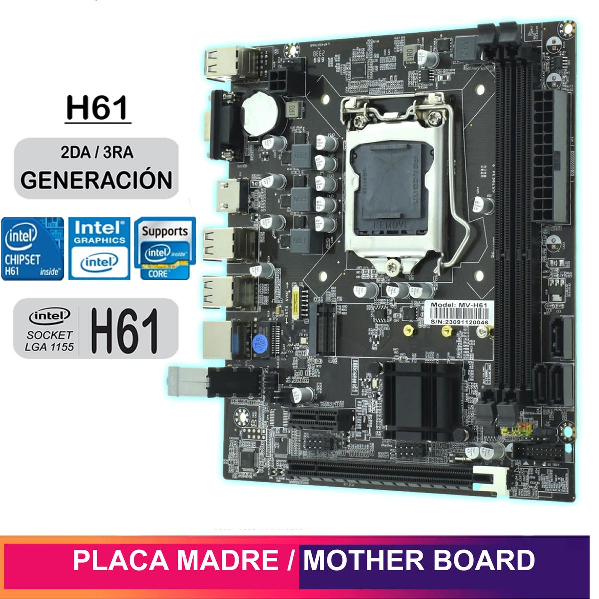 ENKORE - COMPUTADORA DE ESCRITORIO CORE I3 2100  8GB RAM 240  GB SSD