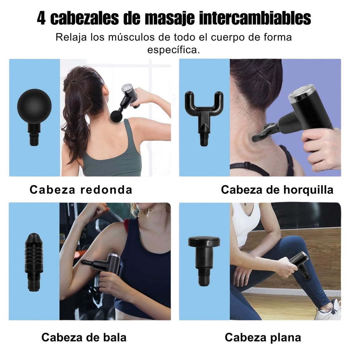 VICTORIA - Pistola de masaje profesional para fisioterapia recuperación muscular