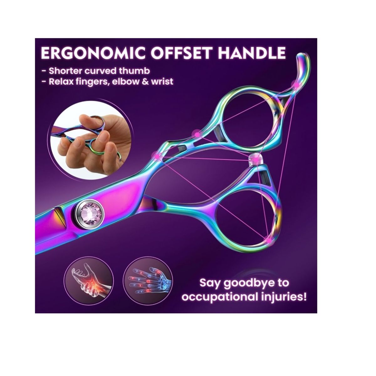 XCLUSIVE - Juego De Tijeras Profesionales De Corte De Pelo Kit De Tijeras