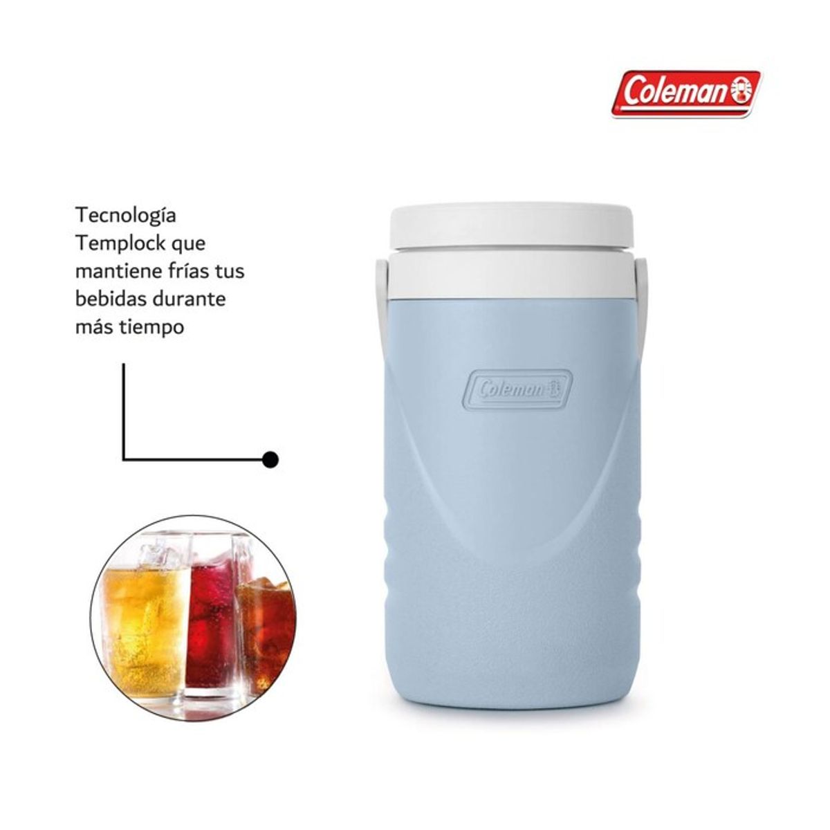 COLEMAN - Cooler para Liquido  Coleman 1/2 Galon