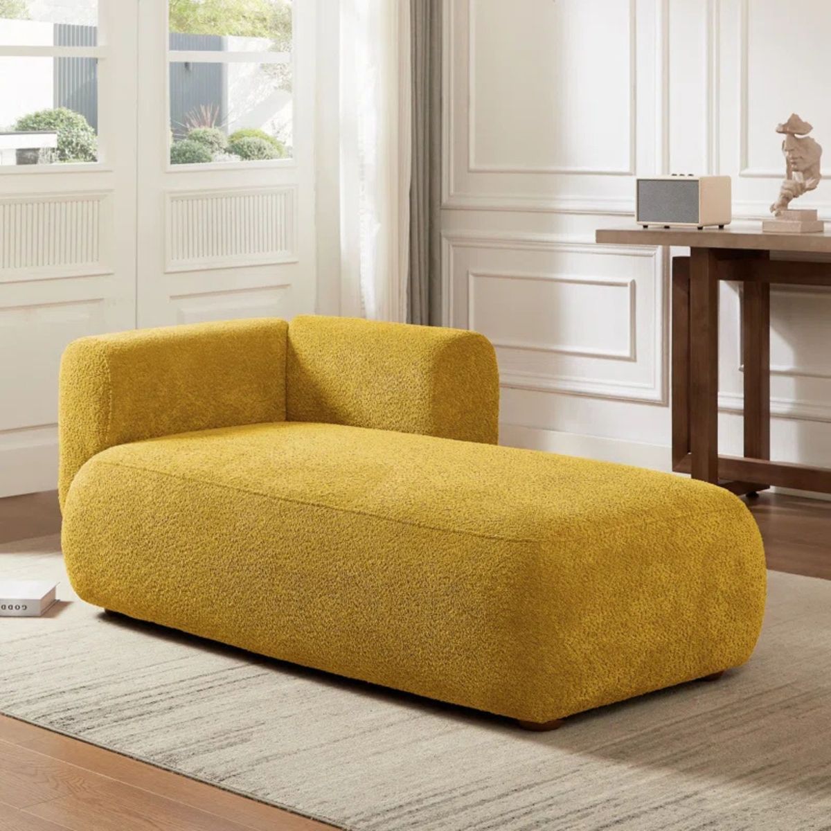 GENERICO - Sofá cama Rebeca Mostaza Decoban Hogar