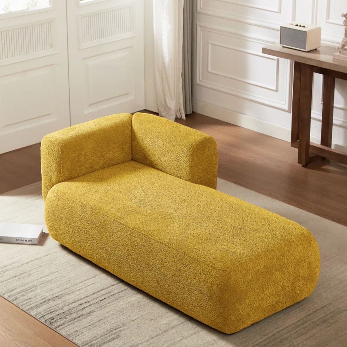 GENERICO - Sofá cama Rebeca Mostaza Decoban Hogar