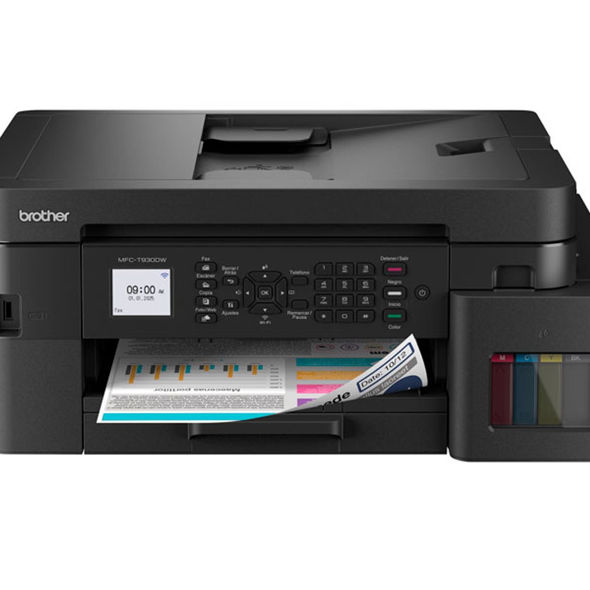 BROTHER - Impresora Brother Multifuncional MFC-T930dw Wirelles  Red  Duplex