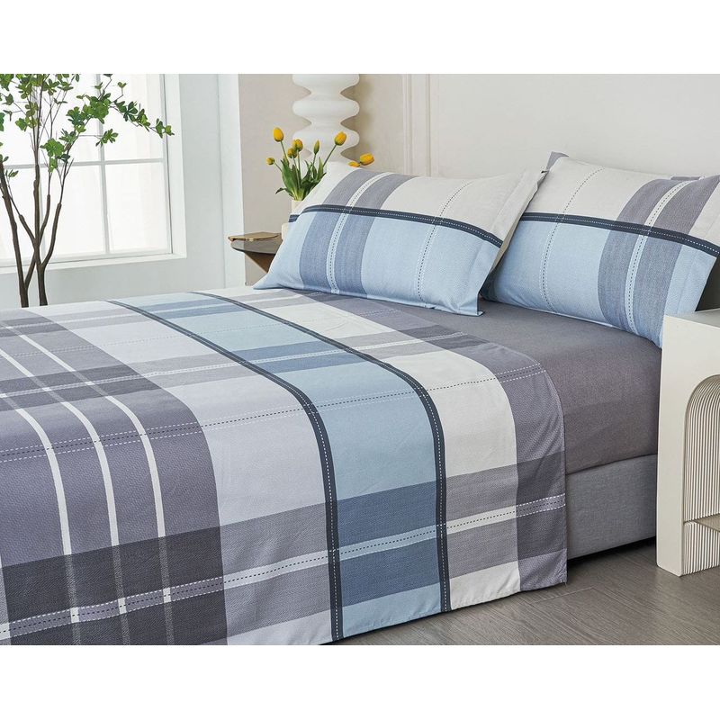 VENEZIA - Juego de sábanas VICENZA 2 plazas - 100% Algodón