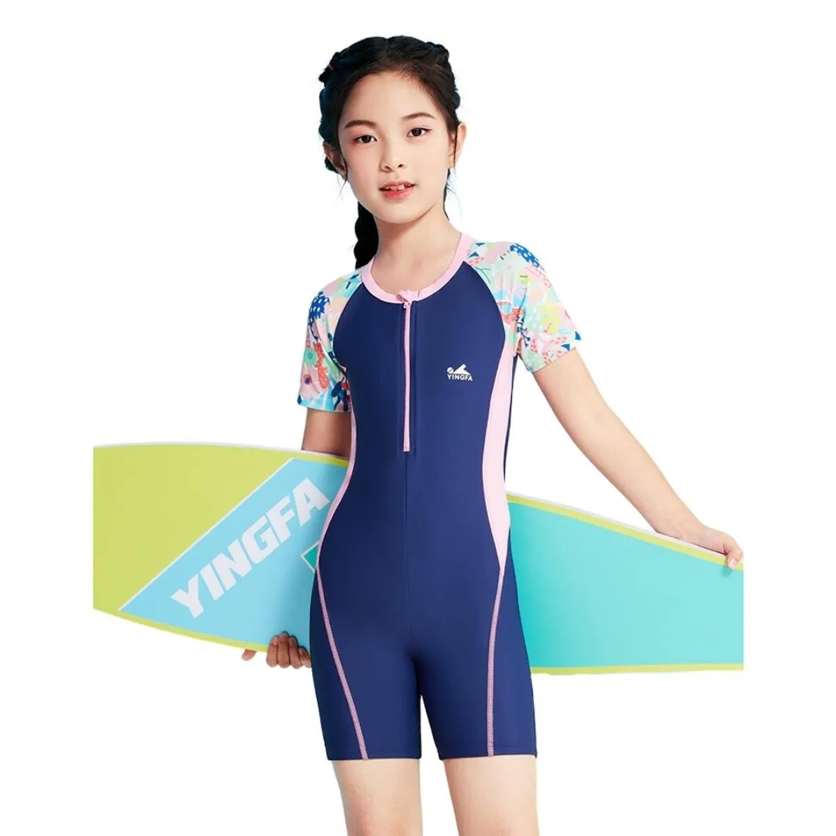 TYT SPORTS - Traje kids Yingfa low rise manga corta