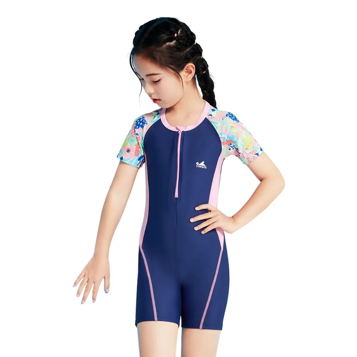 TYT SPORTS - Traje kids Yingfa low rise manga corta