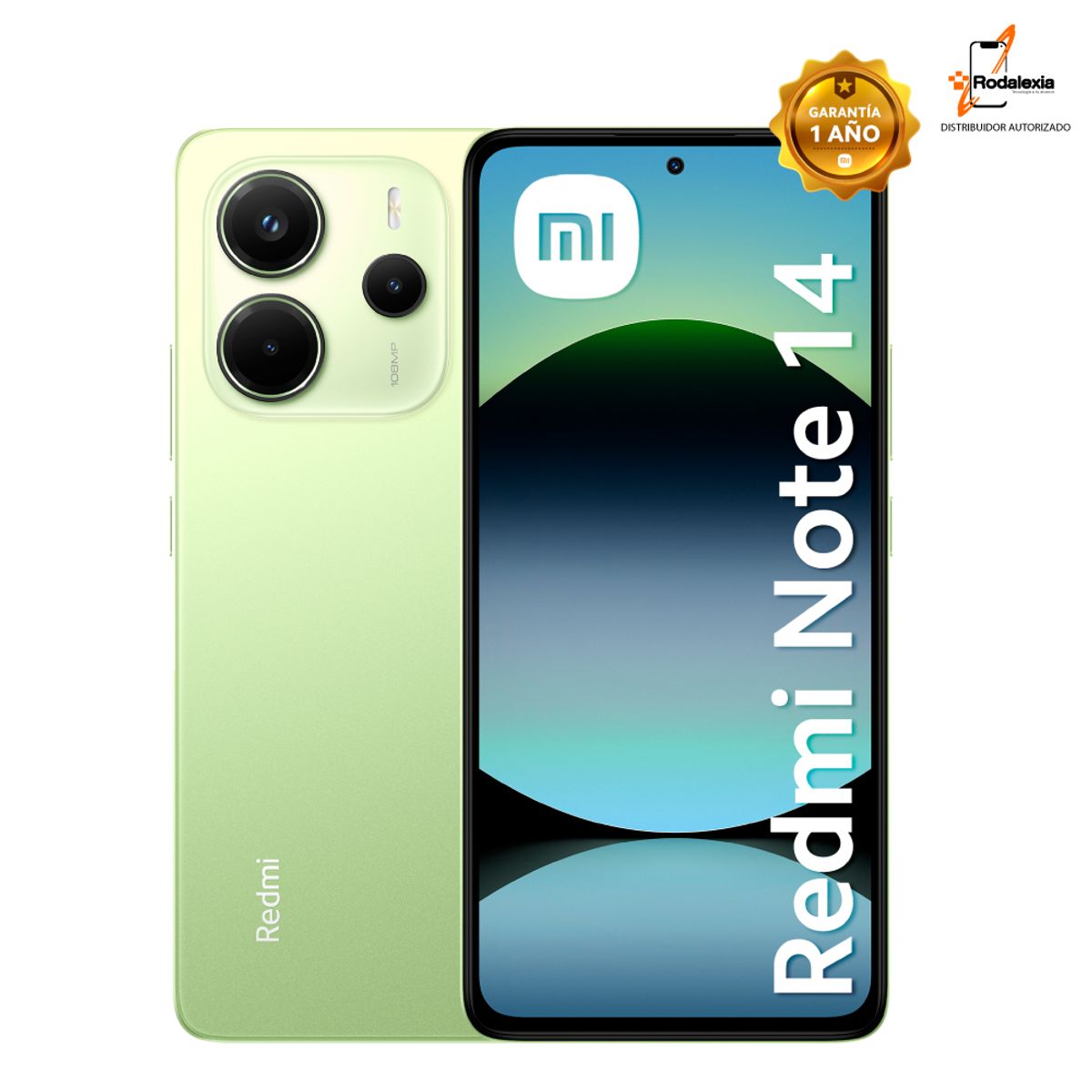 XIAOMI - CELULAR XIAOMI REDMI NOTE 14 6GB RAM 128GB ROM COLOR VERDE LIMON
