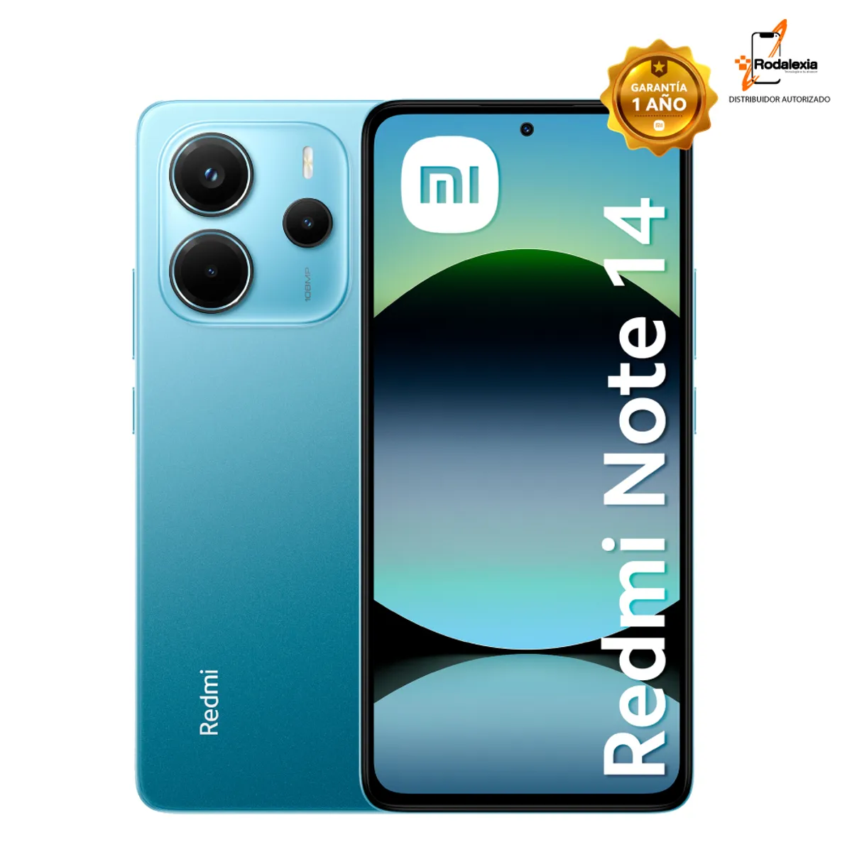 XIAOMI - CELULAR XIAOMI REDMI NOTE 14 6GB RAM 128GB ROM COLOR AZUL OCEANO