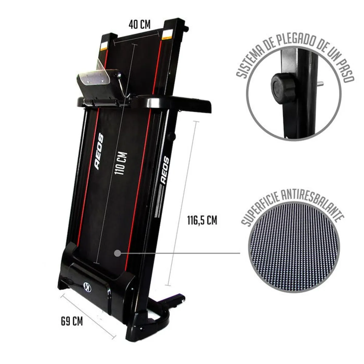 K6 FITNESS - Combo Fitness K6 Caminadora AEOS 220 V