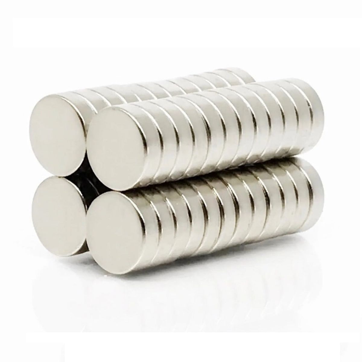 GENERICO - Iman De Neodimio Modelo Disco 10mmx3mm Pack 20 unds