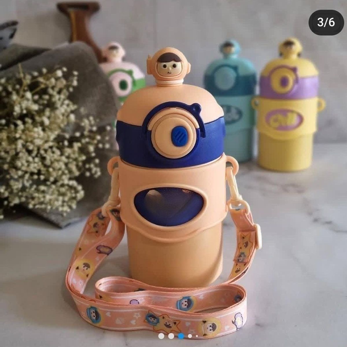 GENERICO - TOMATODO TERMO ACERO INOXIDABLE CALIDAD MAX 316 TAPA DE BLOQUEO 500 ML