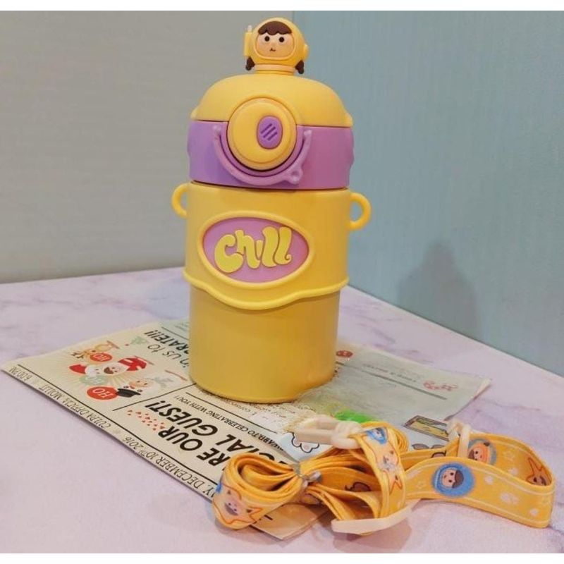 GENERICO - TOMATODO TERMO ACERO INOXIDABLE CALIDAD MAX 316 TAPA DE BLOQUEO 500 ML