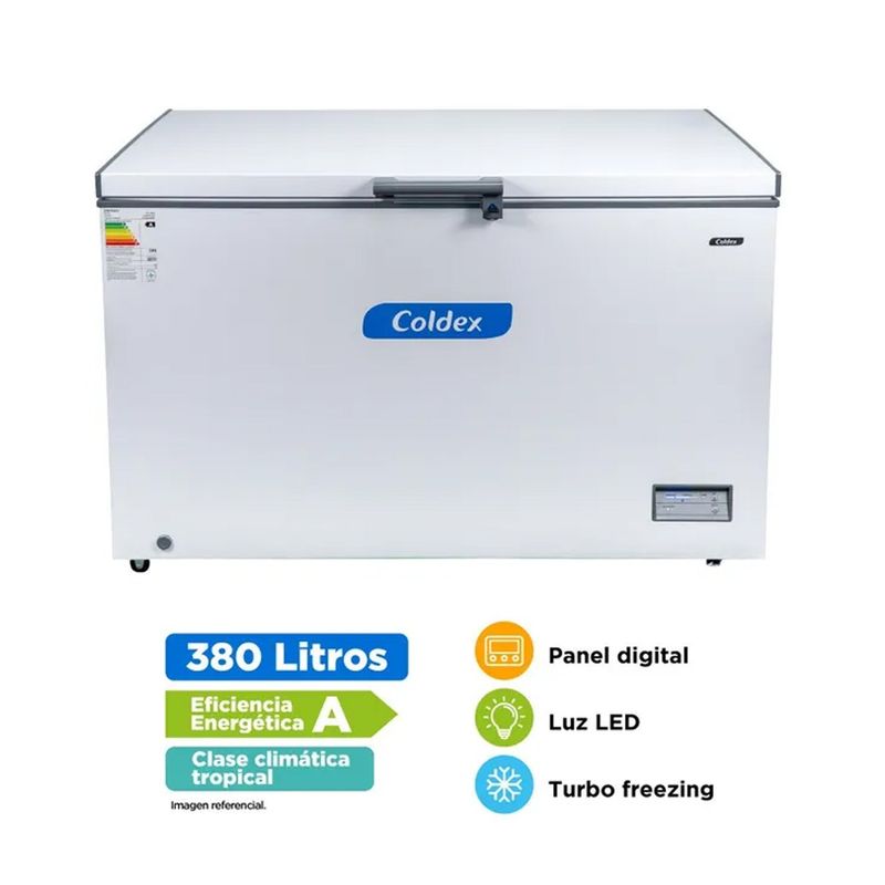 COLDEX - Congeladora Coldex 380LT CH40PLUS Blanco