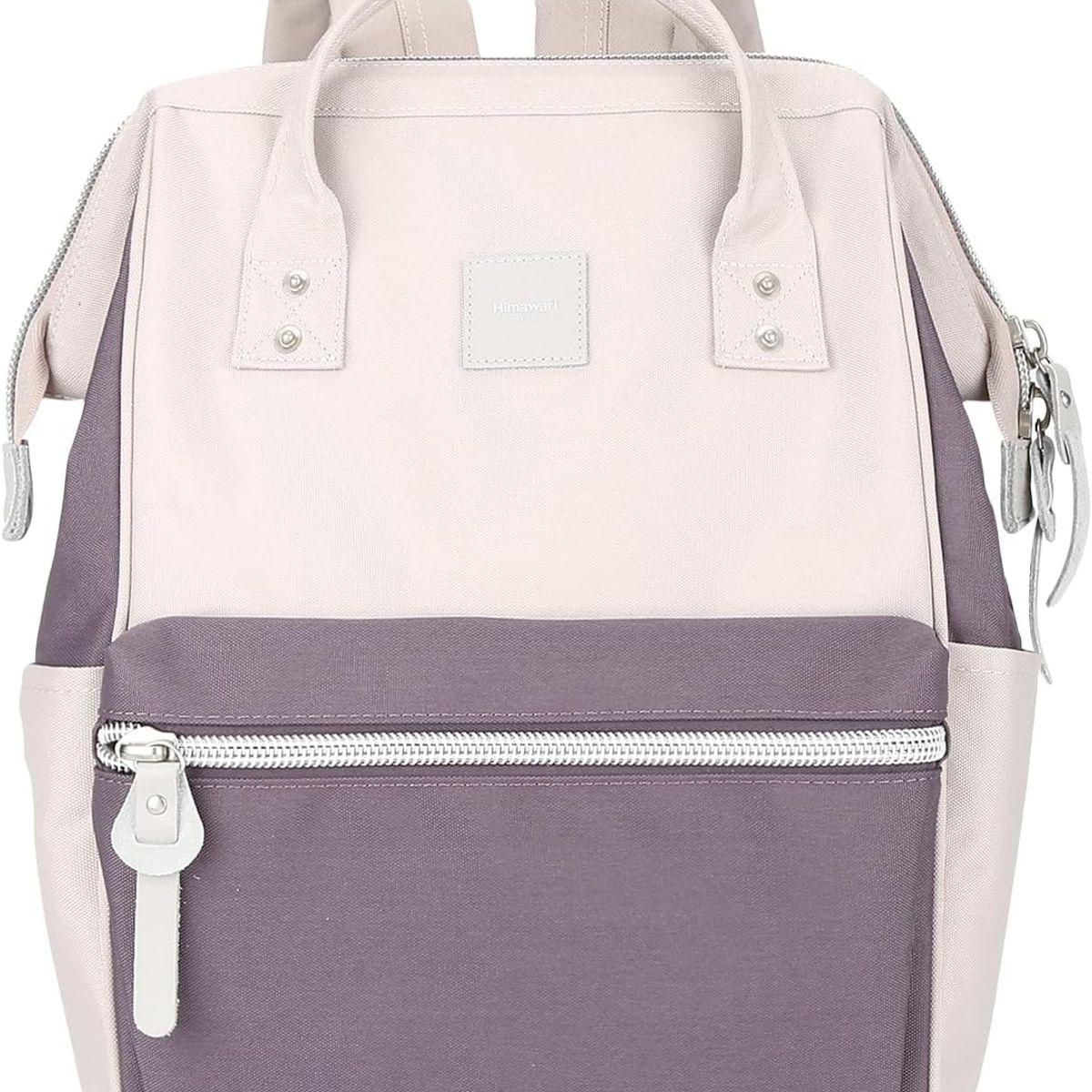 HIMAWARI - Himawari - Mochila escolar o de viaje porta Laptop Púrpura y Gris