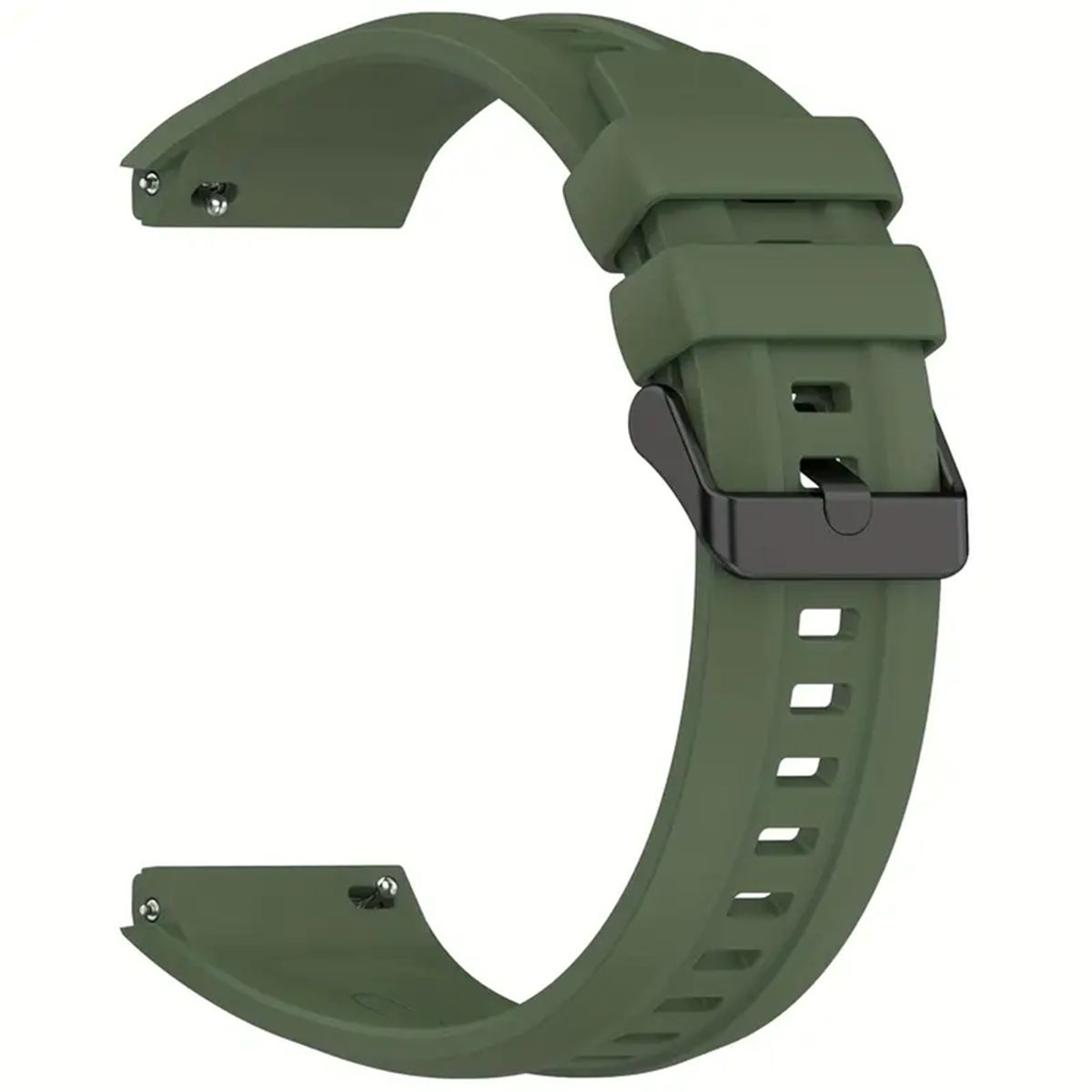 GENERICO - CORREA DE SILICONA RELIEVE PARA HUAWEI WATCH GT5 PRO 46 mm VERDE