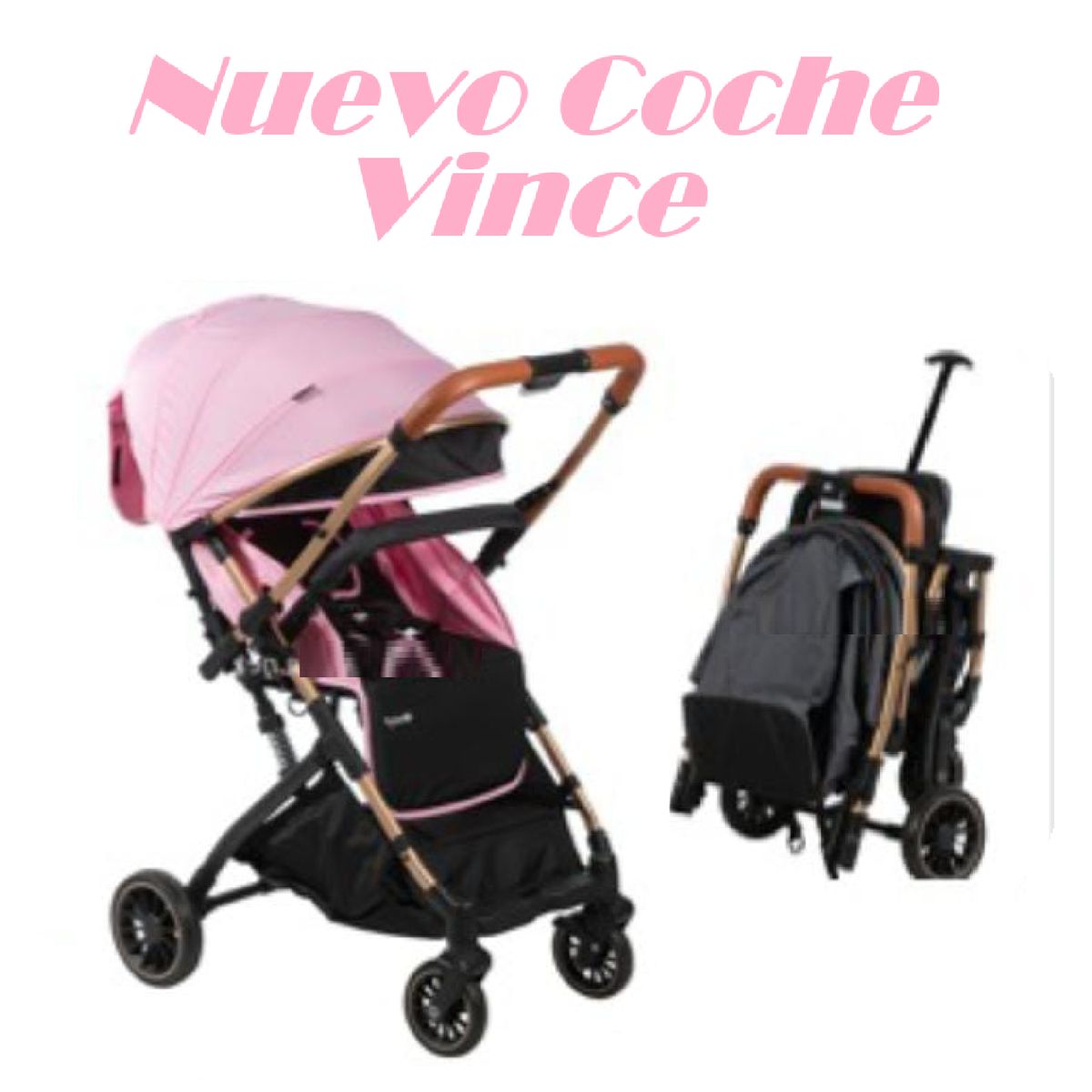 EBABY - Nuevo Coche De Paseo Ebaby Vince-Rosa