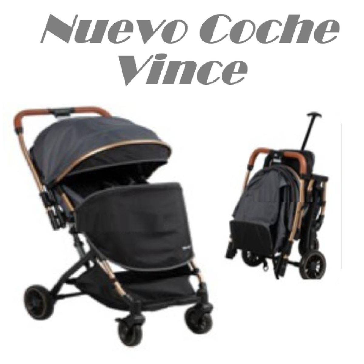 EBABY - Nuevo Coche De Paseo Ebaby Vince-Gris