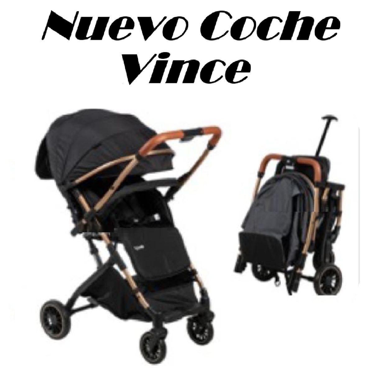 EBABY - Nuevo Coche De Paseo Ebaby Vince-Negro