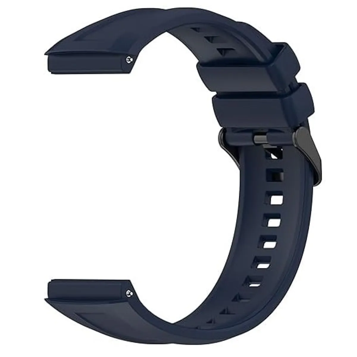 GENERICO - CORREA DE SILICONA RELIEVE PARA HUAWEI WATCH GT5 PRO 46 mm AZUL MARINO