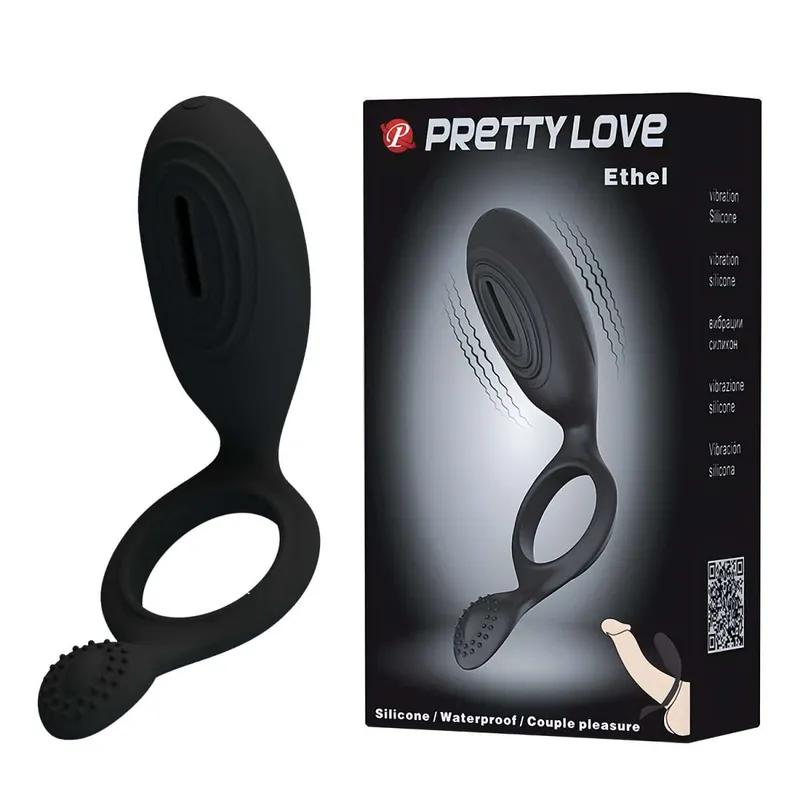 PRETTY LOVE - ANILLO VIBRADOR DOBLE PUNTA  ETHEL