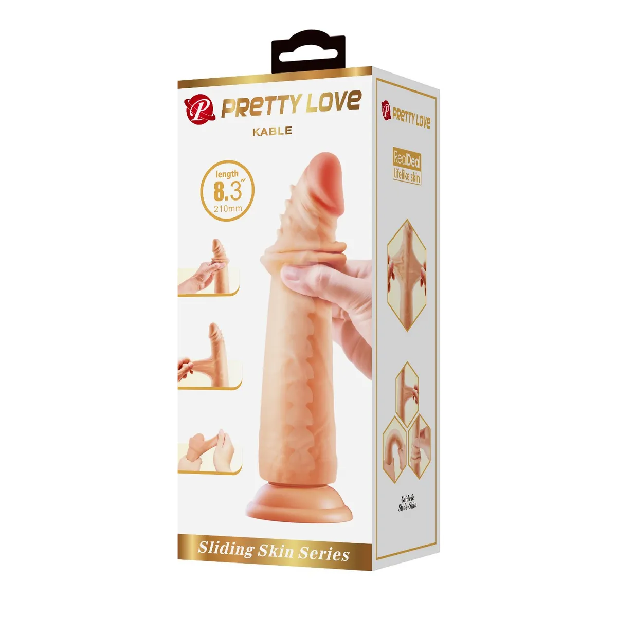 PRETTY LOVE - DILDO SUPER REALISTA 21 CM - KABLE 83