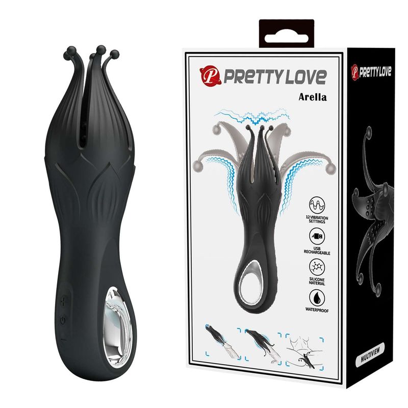 PRETTY LOVE - MASTURBADOR VIBRADOR MEDUSA - ARELLA