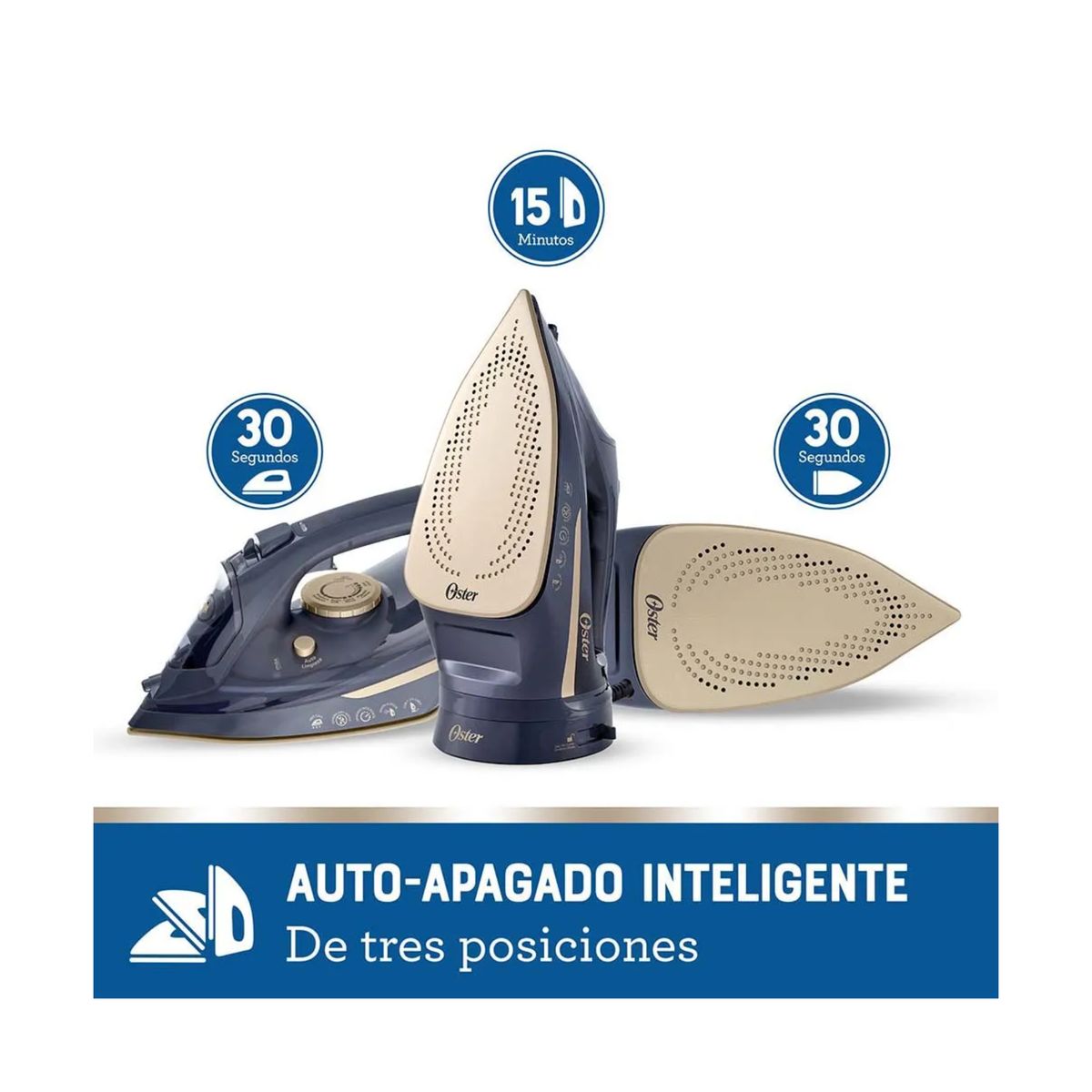 OSTER - PLANCHA OSTER® DE VAPOR INALÁMBRICA 2 EN 1 GCSTCC 5000