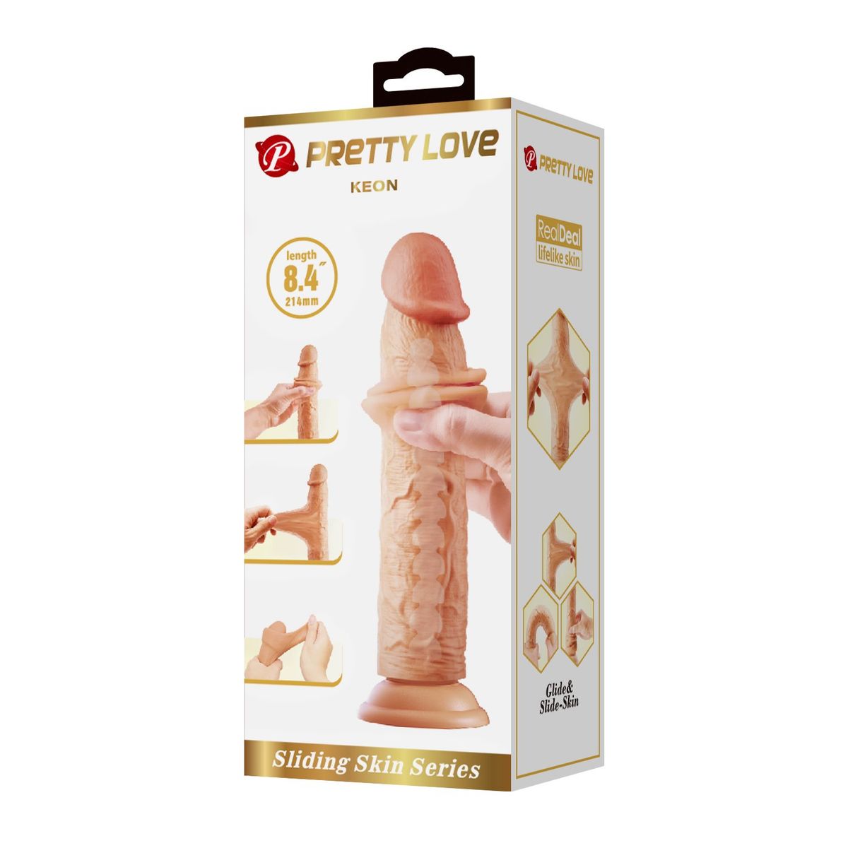 PRETTY LOVE - DILDO SUPER REALISTA 21 CM - KEON 84