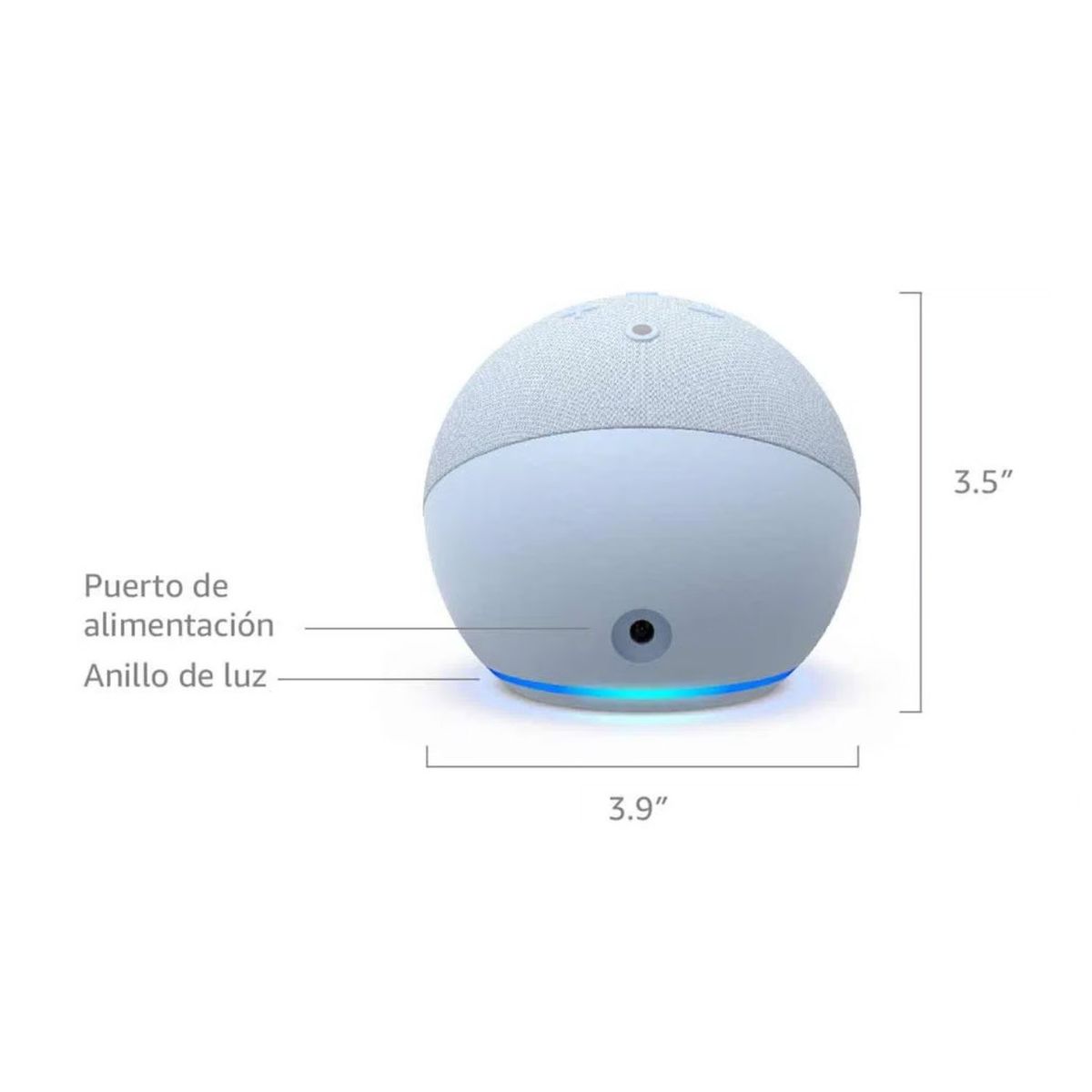 AMAZON - Parlante Alexa Amazon Echo Dot 5 Generación Smart Hub blanco
