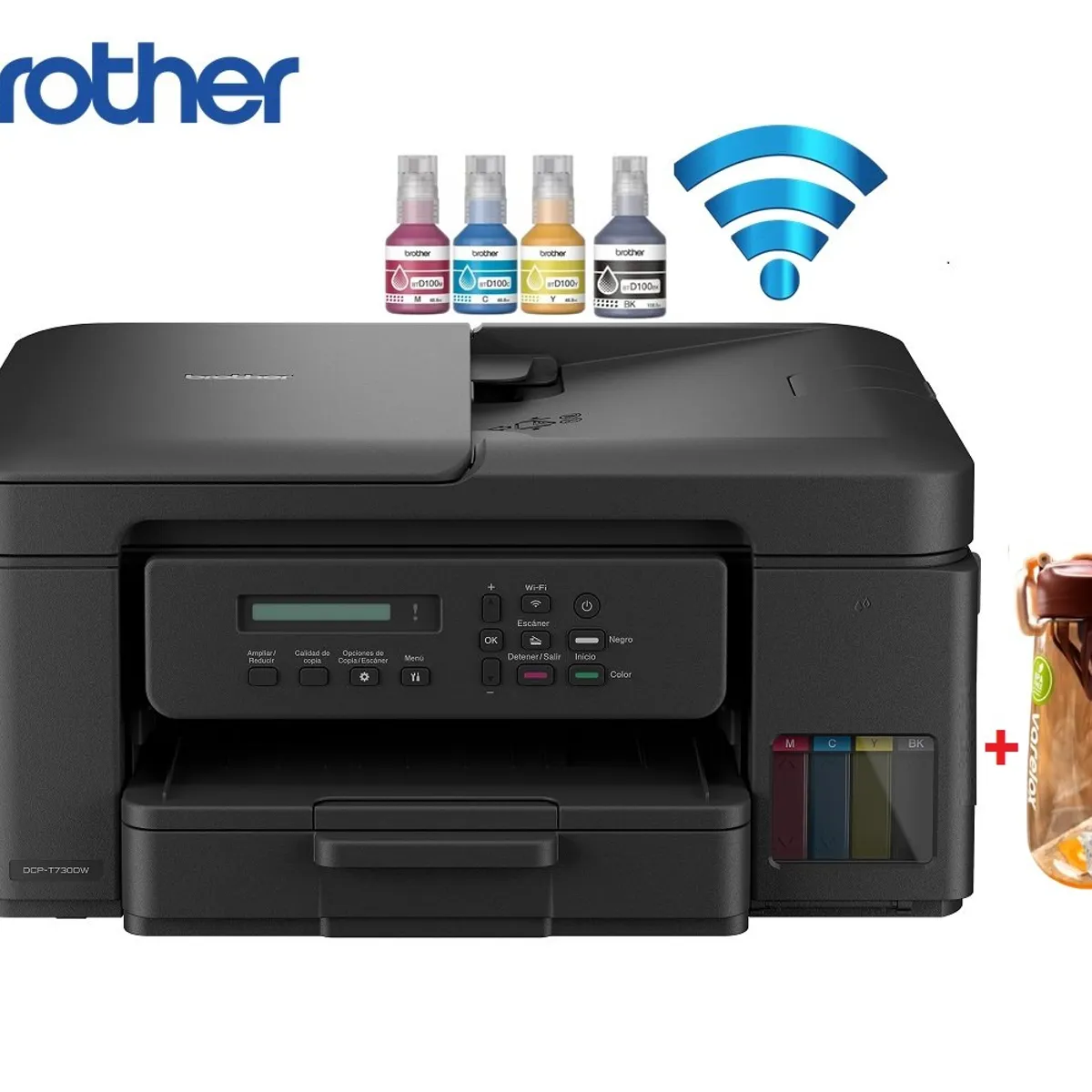 BROTHER - Impresora Brother DCP-T730DW Multifuncional Wifi E Impresión Dúplex