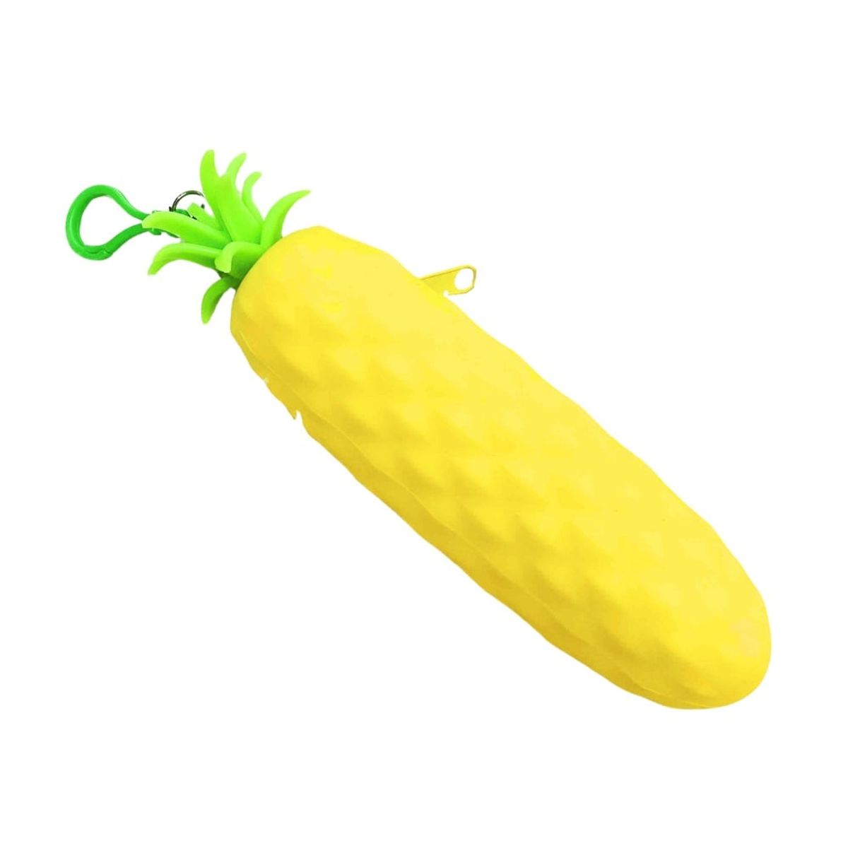 GENERICO - Cartuchera Piña de Silicona C3058 - AMARILLO