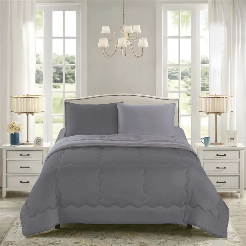 CASATEX - EDREDÓN REVERSIBLE 100%  ALGODÓN 2 PLZ