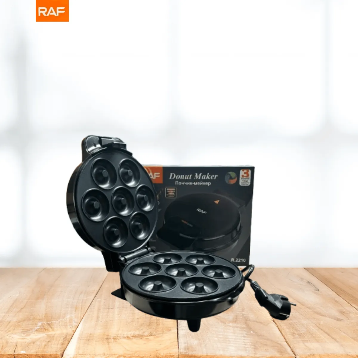 RAFF - Maquina para preparar donas deliciosas y esponjosas