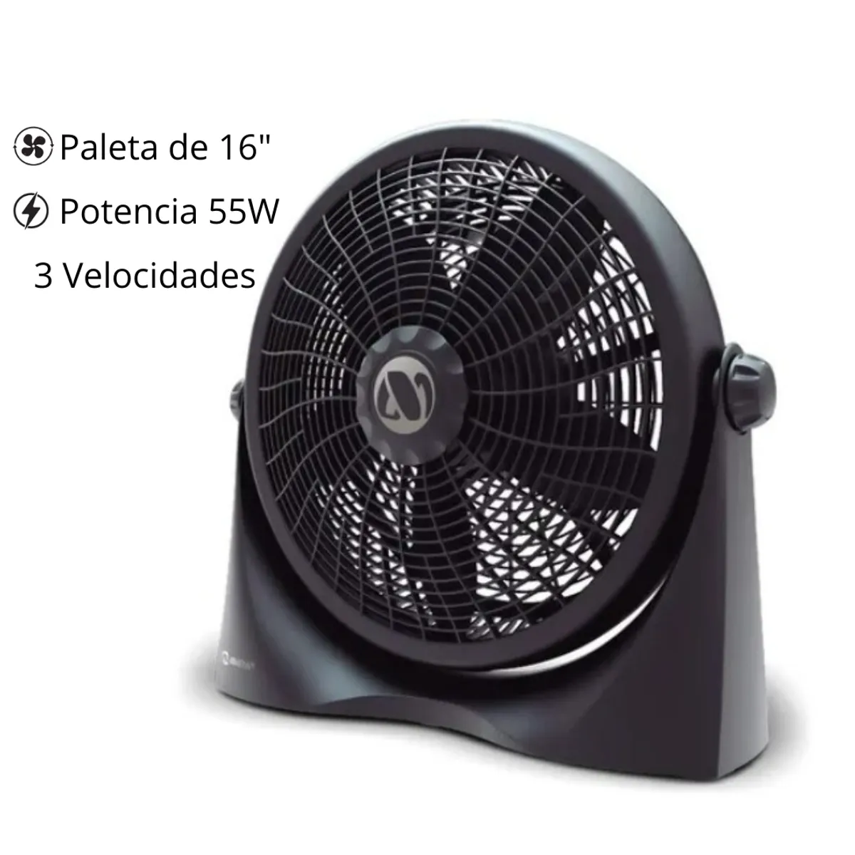 MIRAY - Ventilador Circular Miray 16 VMC-1058 Negro