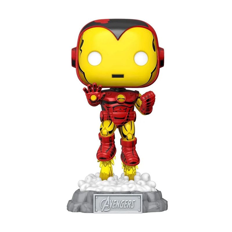 FUNKO - Funko Pop Iron Man con Pin Avengers Beyond Earths