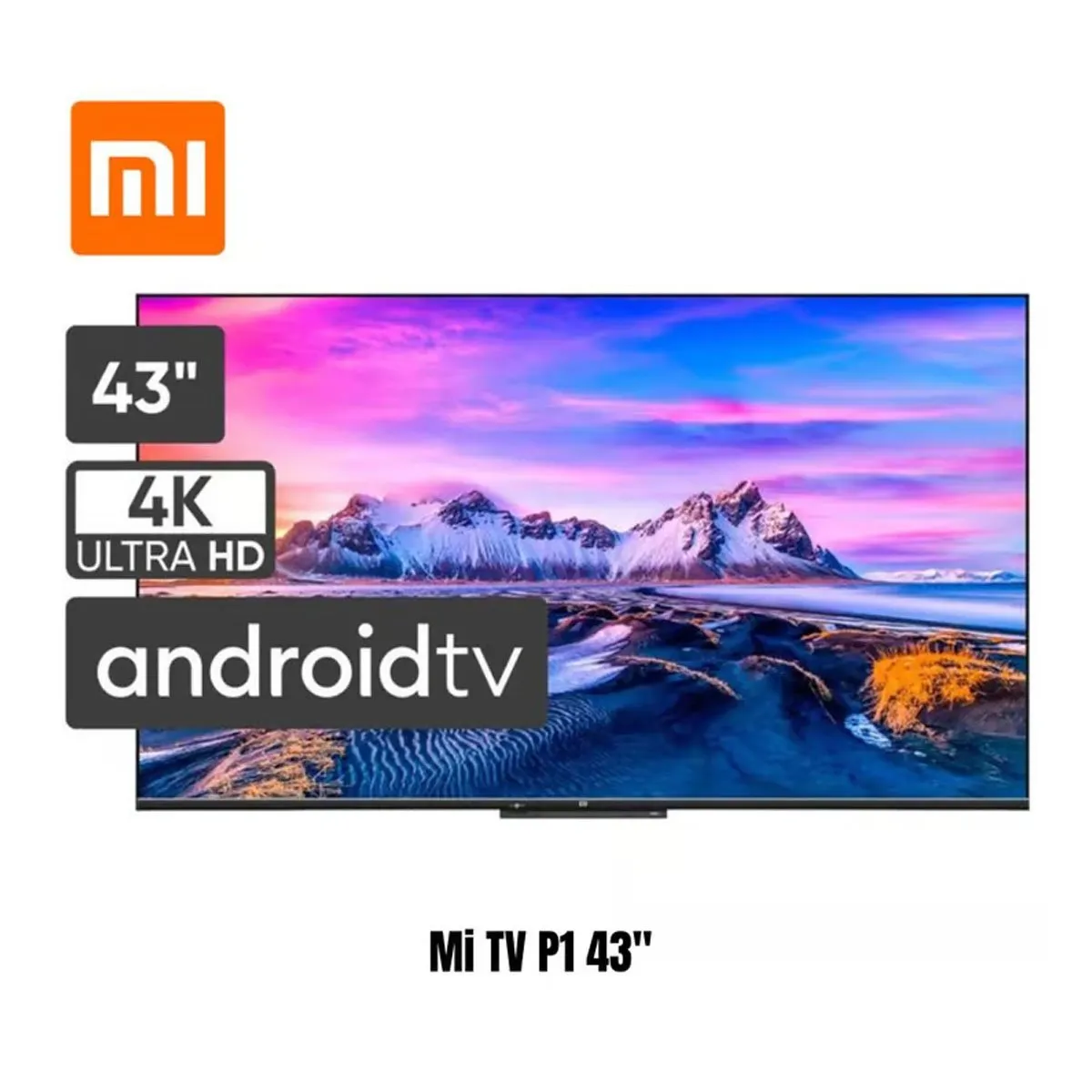 XIAOMI - Televisor XIAOMI  43" SMART TV ANDROID UHD 4K  P1 L43M6