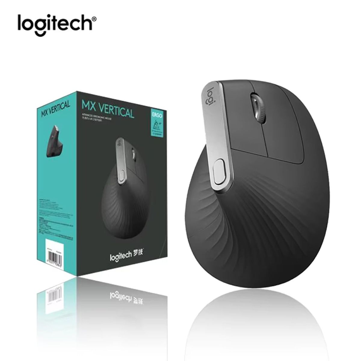 LOGITECH - Logitech MX Vertical Mouse Inalámbrico Ergonómico