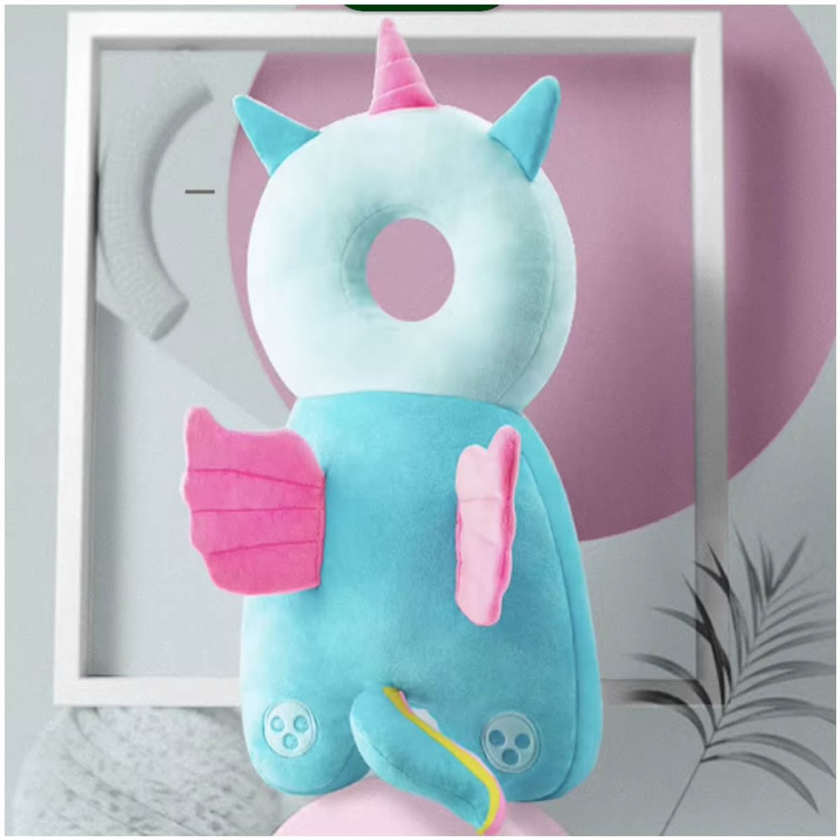 GENERICO - Mochila Protector Para Cabeza Y Cuello Caidas Bebes Turkesa