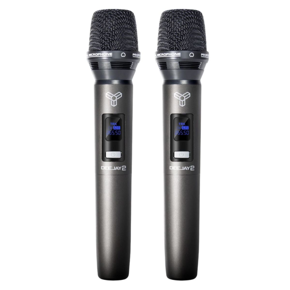 GENERICO - Micrófono Inalámbrico Dual DEEJAY2 TRKM9632 VHF duración 24 a 48 hrs