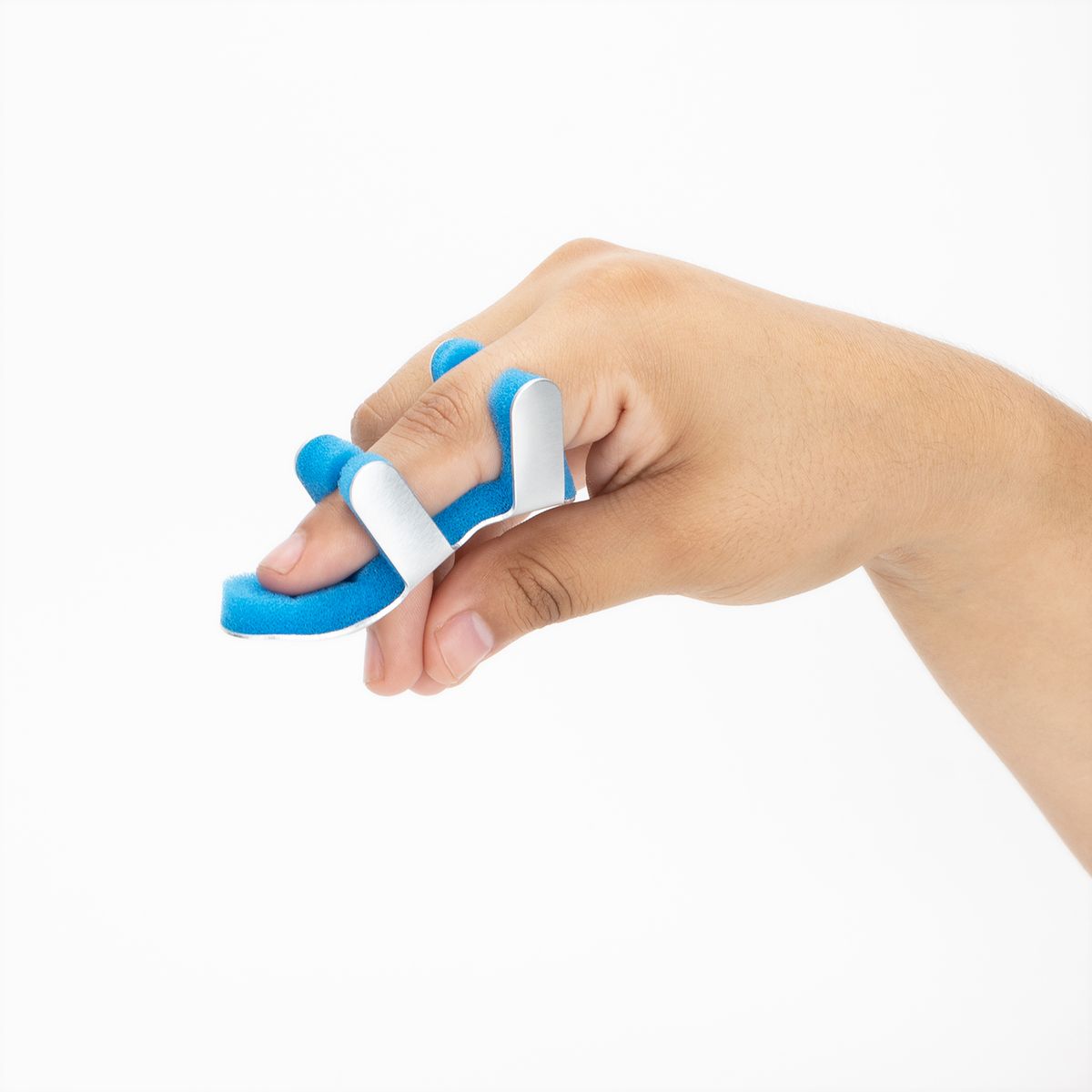 GENERICO - Férula para Dedo Tipo Ranita de Aluminio Talla M