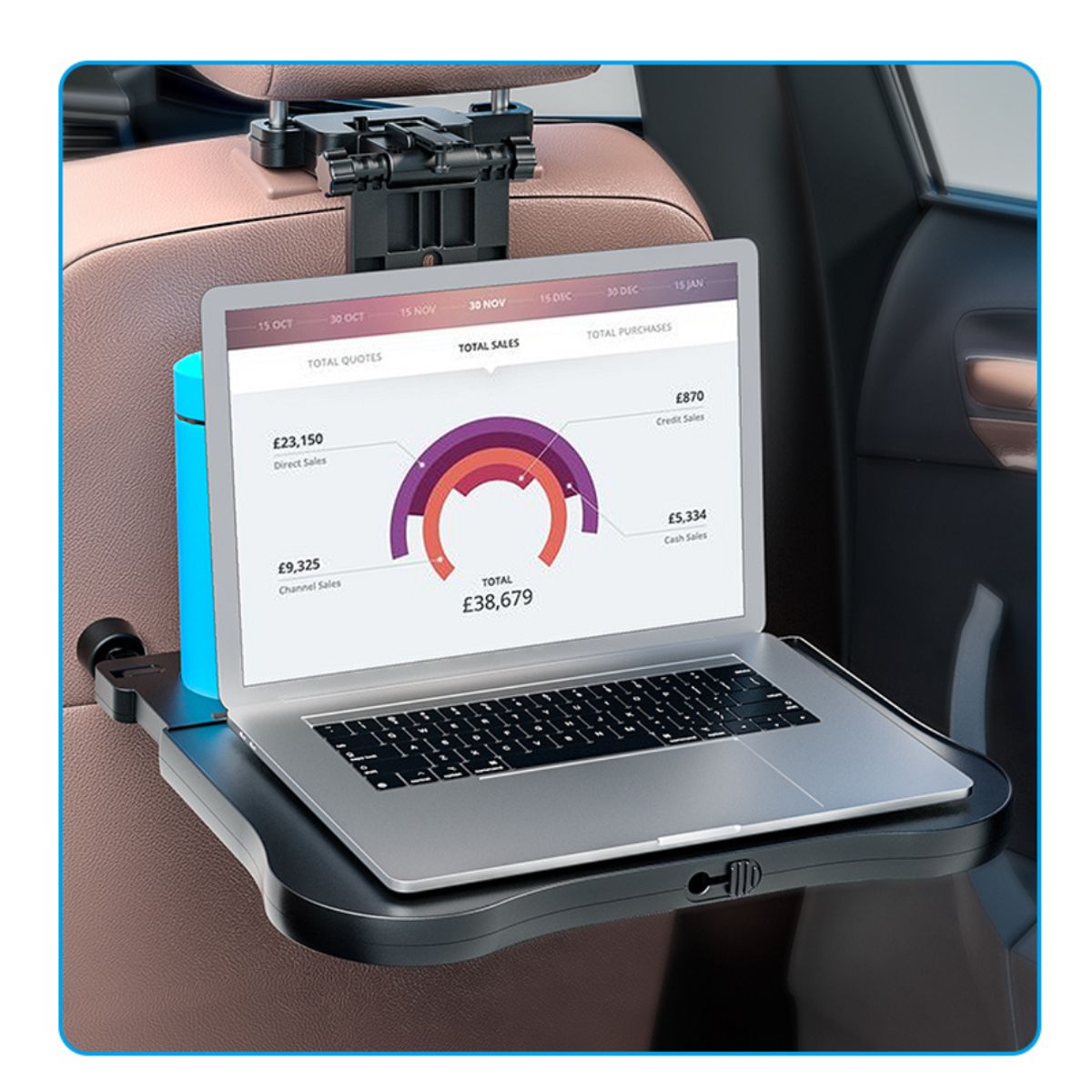 CARJOLLITY - Mesa bandeja multifuncional para comer laptop auto camioneta