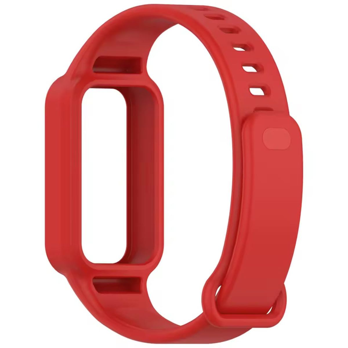 GENERICO - CORREA DE SILICONA PARA XIAOMI SMART BAND 9 ROJO