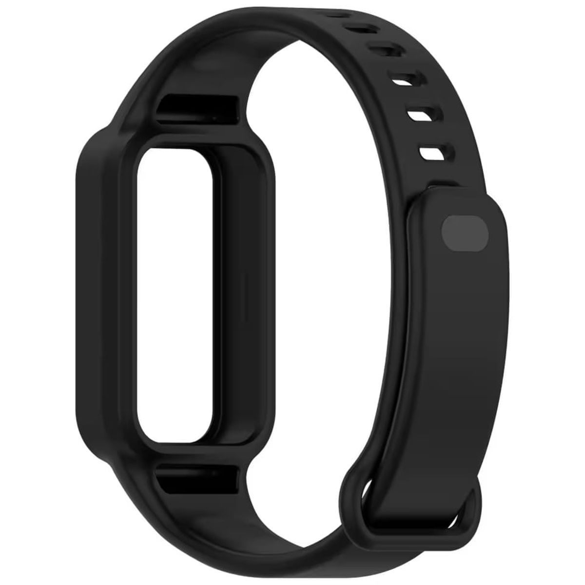GENERICO - CORREA DE SILICONA PARA XIAOMI SMART BAND 9 ACTIVE NEGRO